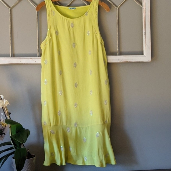 Anthropologie Leifnotes sequined Ponderosa dress 6 - Picture 3 of 8